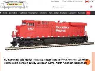 ho amp n scale model trains at greatest store