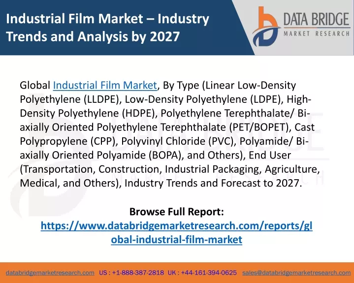 industrial film market industry trends