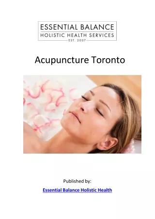 Acupuncture Toronto