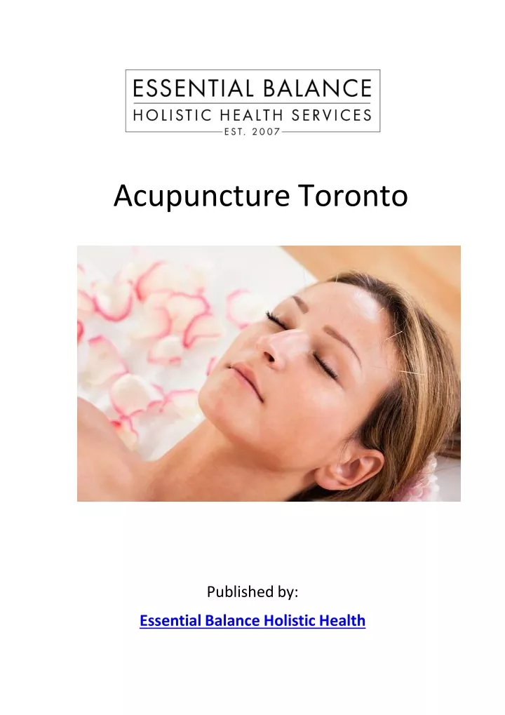 acupuncture toronto