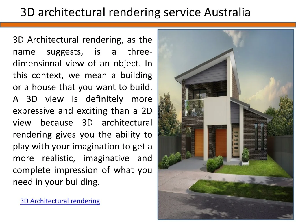 PPT - 3D Architectural rendering Australia PowerPoint Presentation ...