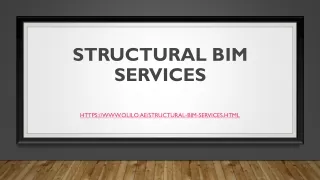 Structural BIM Services
