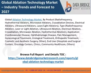 global ablation technology market industry trends