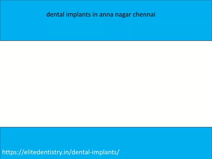dental implants in anna nagar chennai