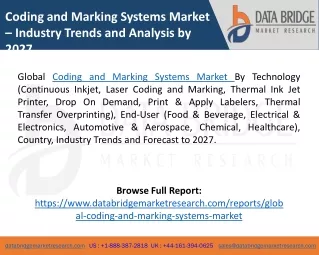 coding and marking systems market industry trends