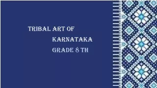 Tribalart of karnatka chittara art