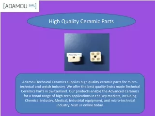 High Quality Ceramic Parts