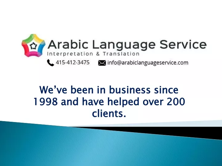 we ve been in business since 1998 and have helped