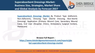 Superabsorbent Dressings Market