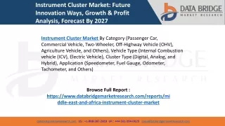 Instrument Cluster Market