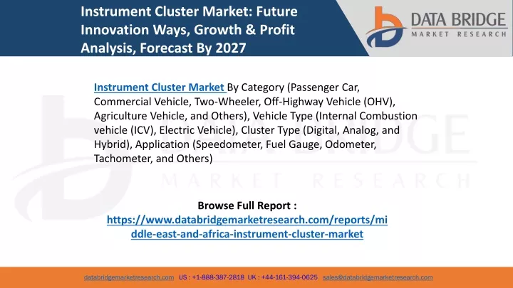 instrument cluster market future innovation ways