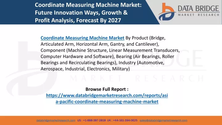 coordinate measuring machine market future