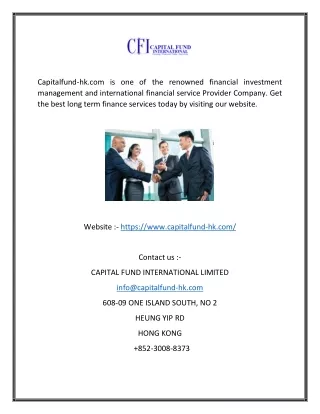 Small Business Loans Online | Capitalfund-hk.com