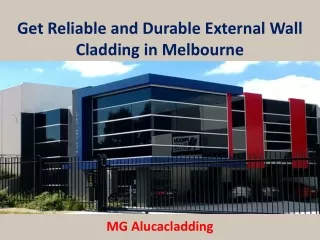 Get Reliable and Durable External Wall Cladding in Melbourne - MG Alucacladding