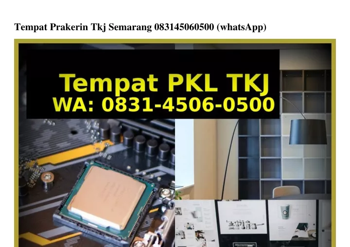 tempat prakerin tkj semarang 083145060500 whatsapp