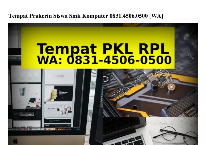 tempat prakerin siswa smk komputer 0831 4506 0500