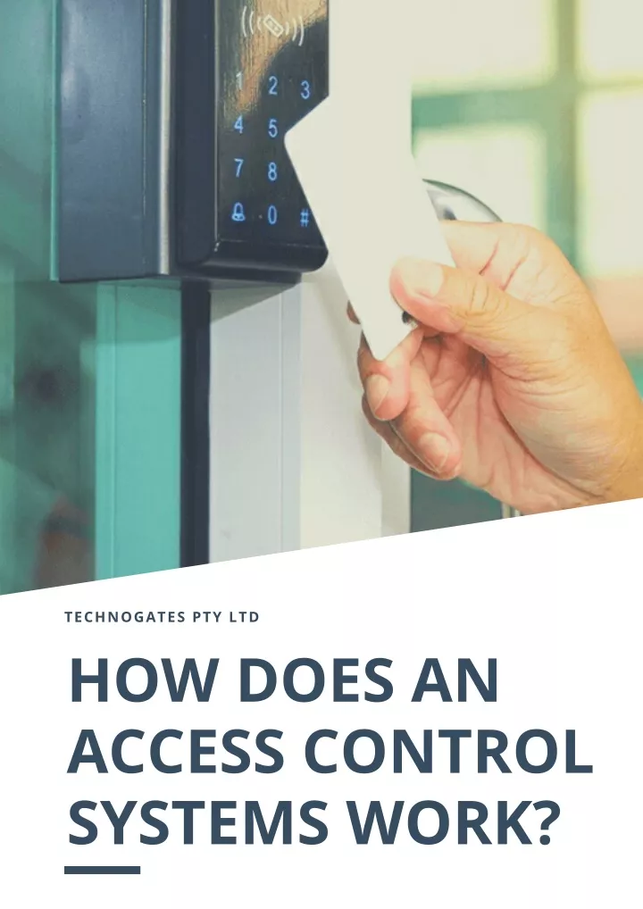 technogates pty ltd how does an access control