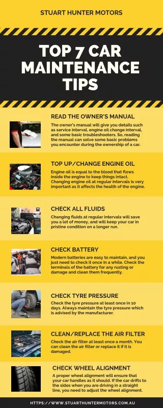 Top 7 Car Maintenance Tips