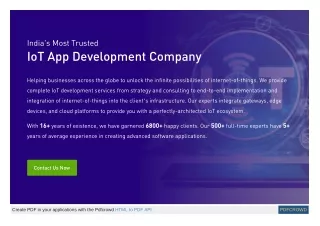 india s most trusted iot app development company