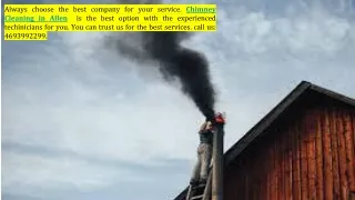 Chimney Cleaning in Allen