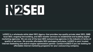 i n2seo is a wholesale white label seo agency