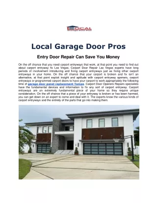 Local Garage Door Pros