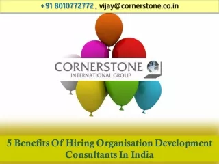 91 8010772772 vijay@cornerstone co in