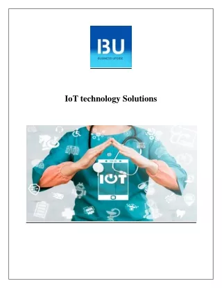 IoT technology Solutions