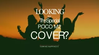 FREE Shipping – Buy Poco M2 Covers – Sowing Happiness