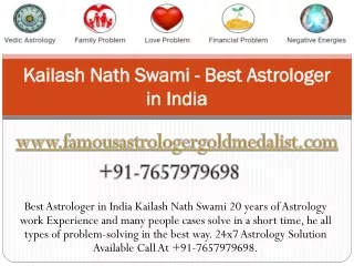 Best Love Vashikaran Specialist Astrologer in India - Kailash Nath Swami