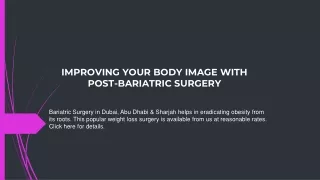 improving your body image with post bariatric surgery