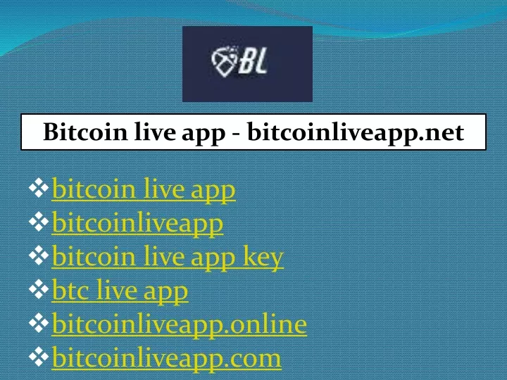 bitcoin live app bitcoinliveapp net