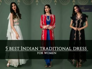 5 best Indian traditional dress for women