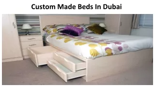 Custom Made Beds Dubai