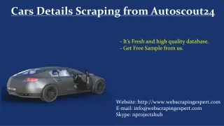 cars details scraping from autoscout24