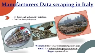 it s fresh and high quality database get free sample from us