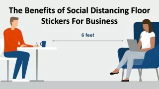 The Benefits of Social Distancing Floor Stickers For Business