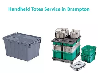 handheld totes service in brampton