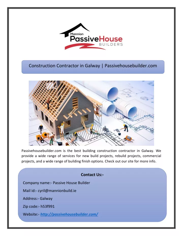 construction contractor in galway