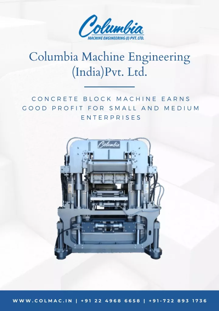 columbia machine engineering india pvt ltd