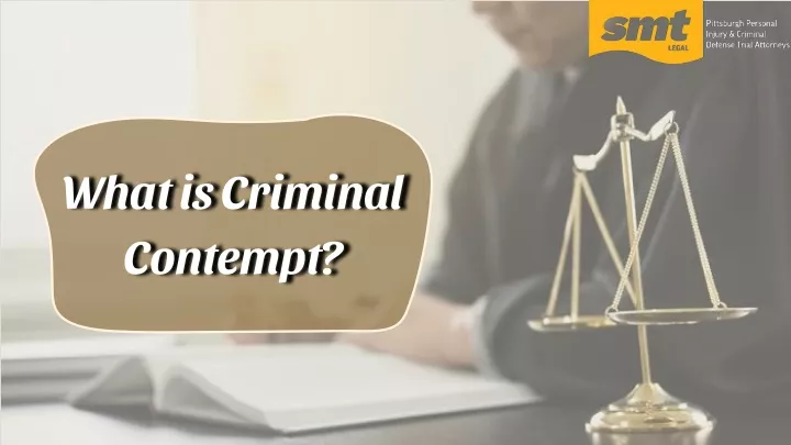 what is criminal contempt