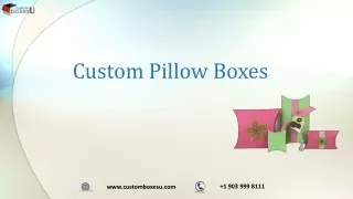 custom pillow boxes