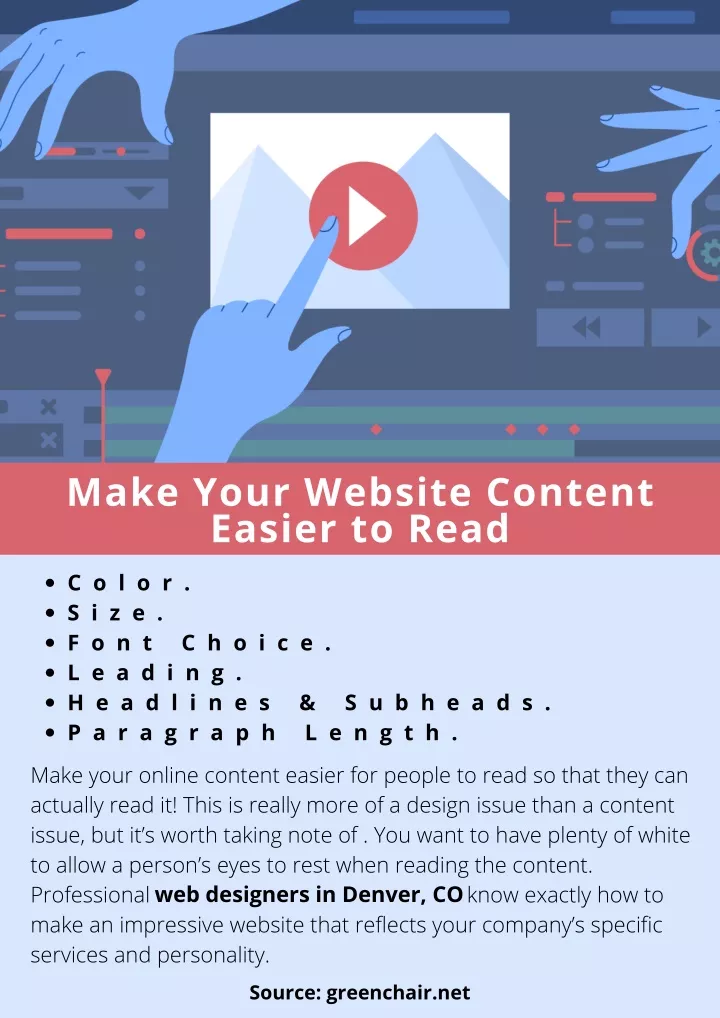 make your website content easier to read