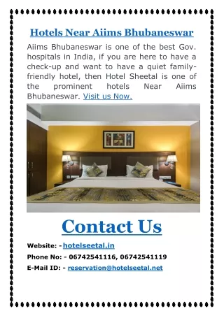 Hotels Near Aiims Bhubaneswar | Hotel Seetal