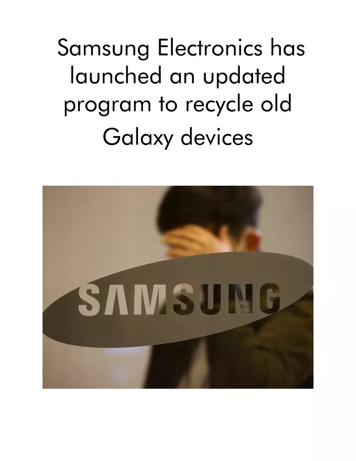 samsung electronics has launched an updated