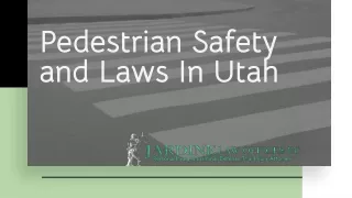 Pedestrian Safety And Laws In Utah