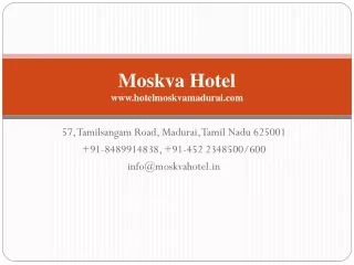 3 Star Hotels Madurai