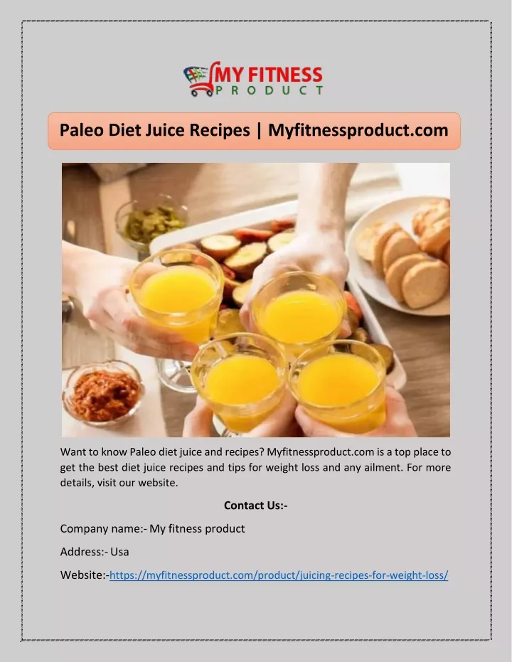 paleo diet juice recipes myfitnessproduct com
