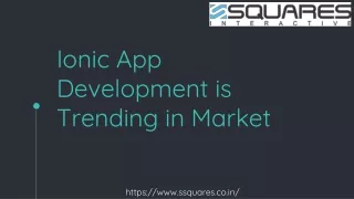 Ionic App Development is Trending in Market