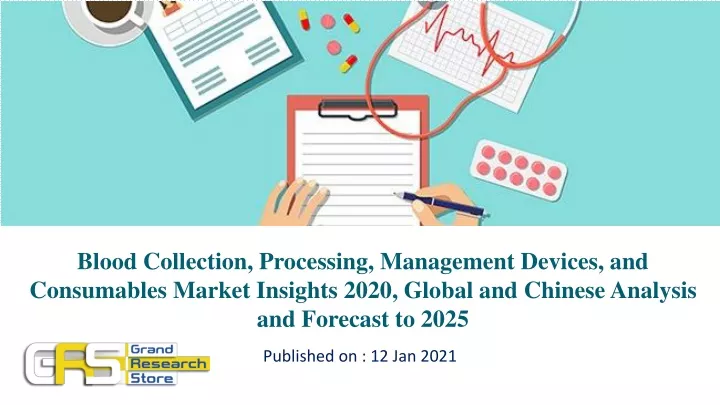 blood collection processing management devices